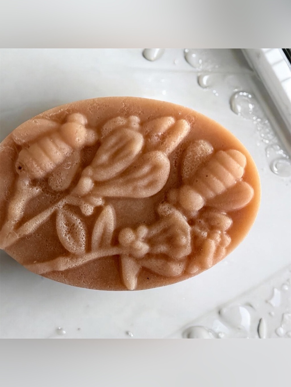 Shea butter caramel popcorn handmade soap bar (1 bar)
